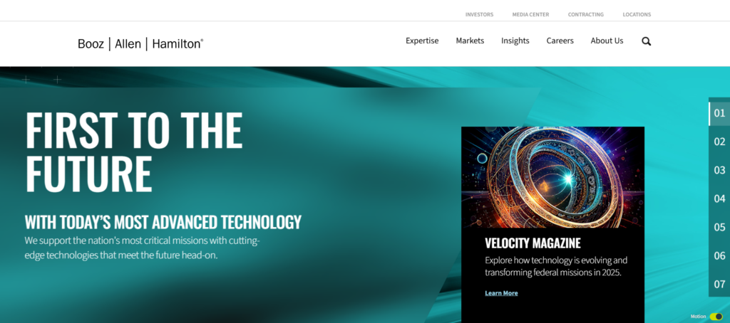 Booz Allen Hamilton – Government and Defense Cybersecurity