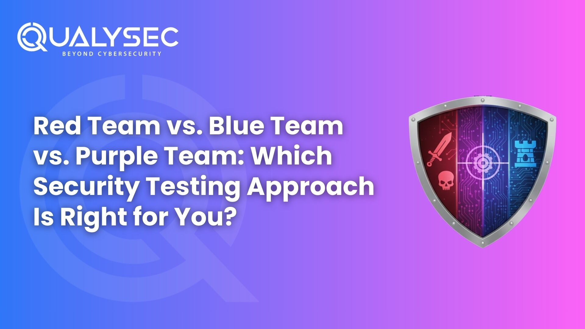 Red Team vs. Blue Team vs. Purple Team Which Security Testing Approach Is Right for You